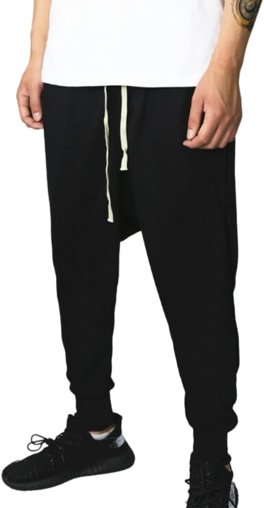 Amazon | [YGGSTORE] スウェットパンツ ドローストリング サルエル
