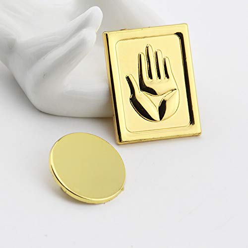 Amazon.co.jp: ジョジョ メダルブローチ 空条 承太郎風 ハット