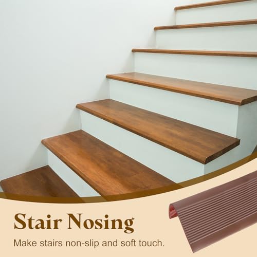 Nariz de escalera protector de borde de escalón para peldaños dañados 6