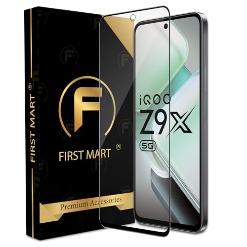 Image of FIRST MART Military-Grade Matte Gaming Tempered Glass for IQOO Z9X and Vivo T3X (6.72 Inch) Edge-to-Edge Protector Coverage with Easy Installation kit| Anti-Glare and Anti-Fingerprint