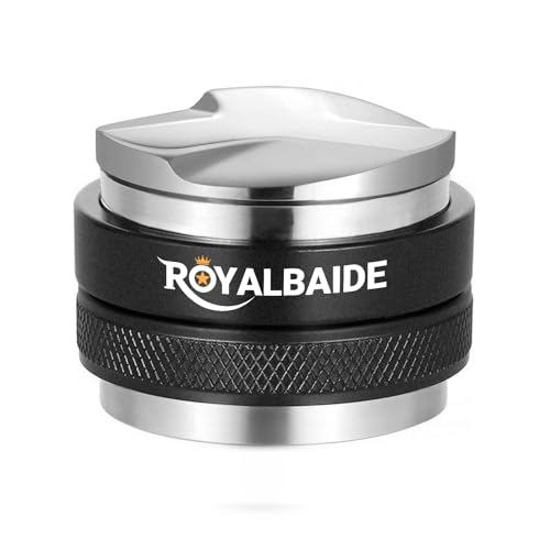 Distributeur et doseur de café de 58 mm, niveleur de café à double tête adapté aux outils idéaux pour porte-filtre, presse-café professionnelle amovible à profondeur réglable