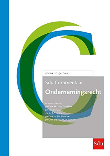 Sdu Commentaar Ondernemingsrecht Editie 2019-2020