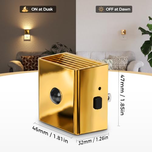 Image of DORESshop LED Plug in Night Light,Motion Sensor Dusk to Dawn Night Light