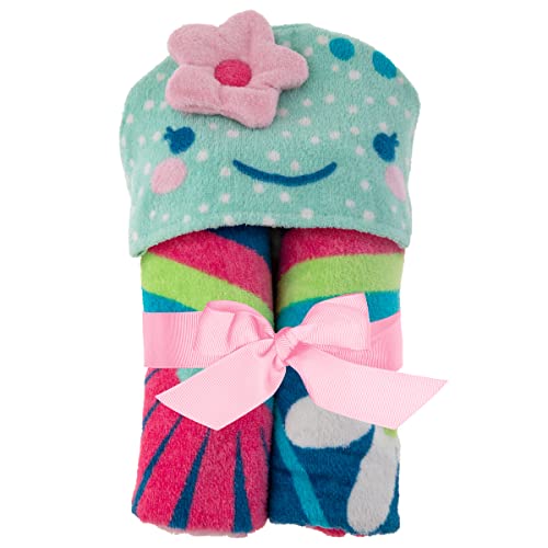 Image of Stephen Joseph, Kids Hooded Beach Towel for Girls & Boys (3-8 Years), Toddler Poncho Bath Towel with Hood, Soft Absorbent Cotton, Large 46 inchx 23.5 inch, Turtle