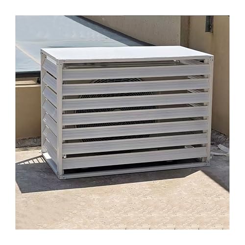 DCYEQRQ AC- Kondensatorabdeckung für Außengeräte, Schutzgitter für Wärmepumpen, Zaun zum Verstecken von Klimaanlage, Pflanzen- Display- Rack, Lagerregal, Kondensator- Schutzhülle für den Auß