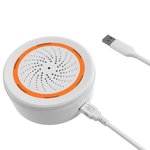 Sirena Tuya ZigBee con alarma acústica de 90dB y alertas luminosas estroboscópicas 3