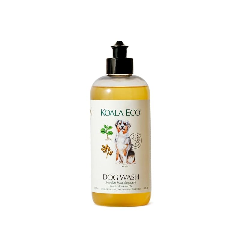 Shampoo para cães Koala Eco com óleo essencial de manjerona-doce e rosalina, 473 mL