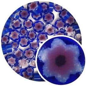 Cape Jasmine Murrine 6101-96 Millefiori COE 96 Glacial Art Glass