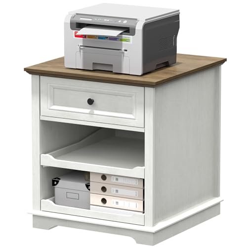 3-Drawer Lateral File Cabinet with Charging Station