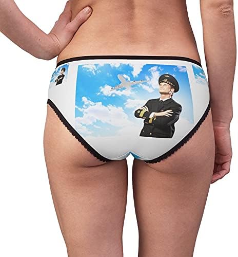 Male Pilot Panties, Male Pilot Underwear, Briefs, Cotton Briefs, Funny Underwear, Panties For Women