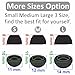 IiEXCEL 6 Pairs Galaxy Buds 3 Pro Ear Tips Buds Eartips, S/M/L Replacement Soft Silicone Rubber Flexible Gel Earbuds Earplug Fit in Case Compatible with Samsung Galaxy Buds 3 Pro - Gray