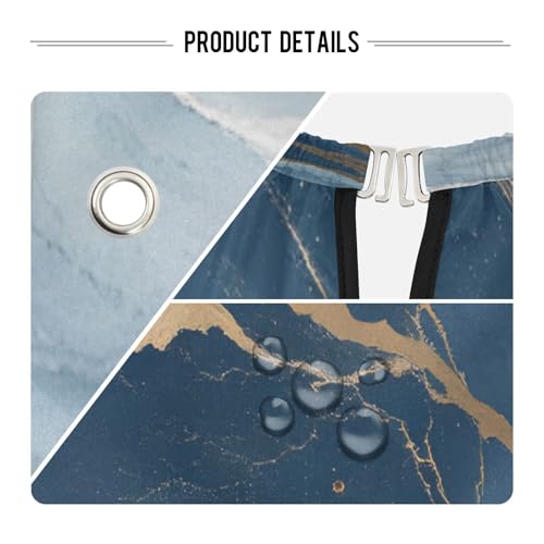 Capa de barbería impermeable Kigai Marble para hombres miniatura 4