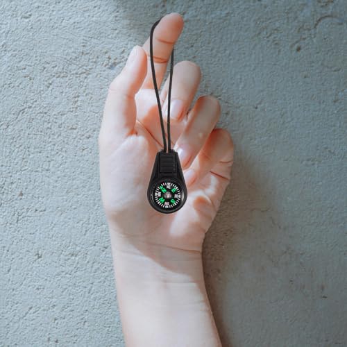Brújulas plásticas portátiles mini 50 pcs con cordón miniatura 6