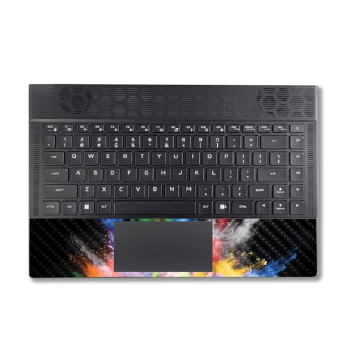 Image of MightySkins Carbon Fiber Skin Compatible With Alienware X14 R2 (2023) Full Wrap Kit - Paintsplosion | Protective, Durable Textured Carbon Fiber Finish | Easy To Apply & Change Styles | Made in the USA