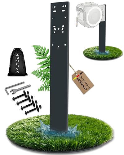 Schlauchbox Halterung zur Bodenmontage – Kompatibel mit GARDENA®...