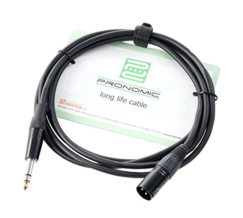 Pronomic Stage JXM-2,5 clavija jack estéreo/XLR 2,5m