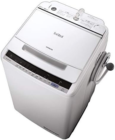 Amazon.co.jp: Hitachi BW-V80C W Fully Automatic Washing Machine 
