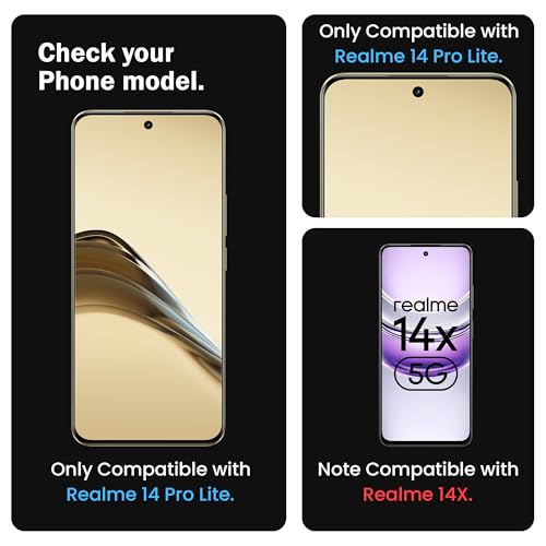 Image of ArmourPro Military Grade UV Tempered Glass Compatible For Realme 14 Pro Lite 5G (6.7 Inch) With Easy UV Installation Kit | Edge To Edge Coverage | Crystal Clear, Pack of 2