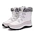 Women's Mid Calf Fur Winter Outdoor Snow Boots Warm Waterproof Comfortable