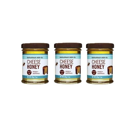 Cheese Honey Savannah Bee Company, 3 oz. (3 pack)