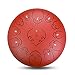AWIG 12 Zoll Tamburo in Acciaio Schlaginstrument 13 Sounds Mit 2 Drumsticks. 4 Fingerabdeckung Tragetasche Und Aufkleber Für Yoga Meditation,C