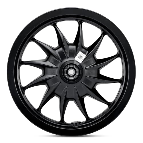 Image of Haran Alloy Wheel Drum Compatible For Bajaj Chetak (Front)