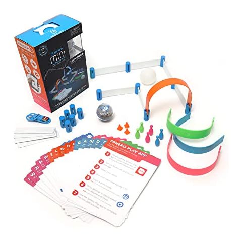 Sphero Mini Activity Kit - App-Enabled Coding Robot - 55 Piece Construction Set & Activity Cards - STEM Educational Toy for Kids - Bluetooth Connectivity - Interactive & Fun Learning for Ages 8+ Cover