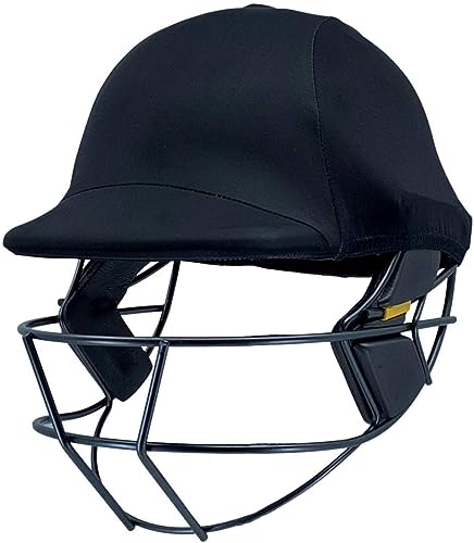 Image of Cricket Helmet Cover, Helmet Clads, Protection from Ball Scratches and dust Suitable for Large & Medium Size (Black)