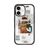 CASETiFY インパクト MagSafe対応 iPhone 16 ケース [スリム / 2.5mの落下試験をクリア (MIL規格4倍相当) / ワイヤレス充電およびMagsafe対応] - Below 30 Degrees - クリア ブラック