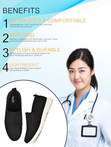 Image of HEALTH FIT Super Extra Soft Casual /Sports /Slip-on Sneakers /semi Formal Soft Cushioning Insole Running Walking Jogging Athletics Comfortable and Stylish Mens /gens Lightweight shoes-142