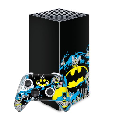 Autocollant Xbox Series X Batman vinyle anti-rayure haute précision pour console et manette