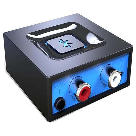 esinkin Der Bluetooth-Audioadapter fürs Musikstreaming-Soundsystem, drahtloser Audioadapter arbeitet mit Smartphones und Tablets, Bluetooth-Empfänger für Lautsprecher