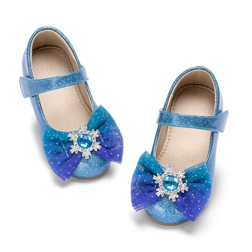 Otter MOMO Toddler Little Girls Princess Shoes Mary Jane Ballerina Flats Flower Girl Dress Shoes