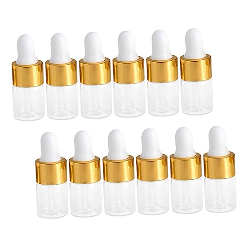 Gogogmee Glass Dropper Bottles 30pcs Essential Oil Droppers Bottles Droppers Empty Bottles for Cosmetics Liquid Packing