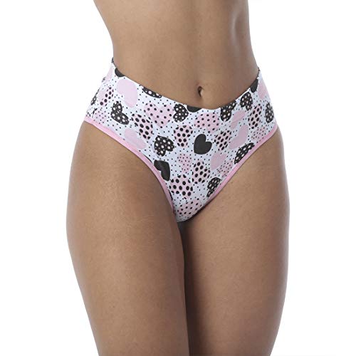 Kit com 5 Calcinhas Cintura Alta Conforto Algodão