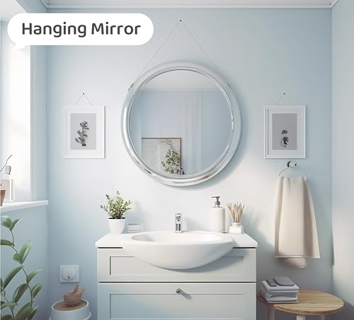 Image of 1 Pack 9.85 Feet Picture Hanging Wire with Adjustable Hooks,3m*1.5mm Heavy Duty Mirror Hanging Wire Adjustable Mirror Hangers.Hold Up to 55LBs-SATONBEYI