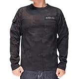 AVIREX アヴィレックス アビレックス 長袖 Tシャツ ファティーグ クルーネック ロンT メンズ 783-1930005 12ブラックカモ-M