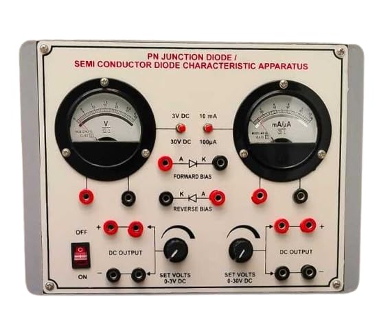 P-N Junction Diode V-I Characteristics Apparatus | Forward & Reverse Bias Experiment Kit | Semiconductor Physics Lab Trainer for School College Electronics-image-42