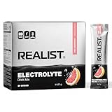 REALIST® Electrolitos Sin Azúcar [30 STICKS] - Electrolitos Sin Azúcar - Electrolitos en polvo Sport & KETO con 1000 mg de sodio, 330 mg de potasio y 60 mg de magnesio - Fabricado en Austria (Pomelo