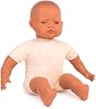 Miniland Doll 15 34 Soft Body Hispanic Polybag - Made in Spain, Anatomically Correct, Quality
