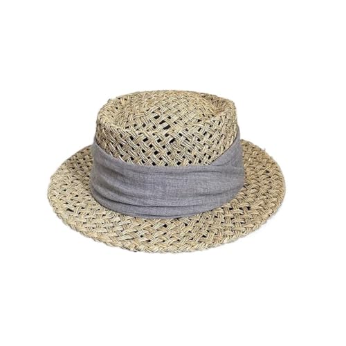 Casquette d'été respirante en paille tressée main contre la chaleur