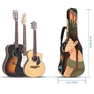 Housse de transport étanche pour guitare avec bandoulière réglable – Art abstrait coloré, Multicolore 07, 42.9×16.9×4.7… - Les Beatles, Paul McCartney, John Lennon, RIngo Starr, George Harrison Housse de transport étanche pour guitare avec bandoulière réglable - Art abstrait coloré, Multicolore 07, 42.9x16.9x4.7… – Image 5