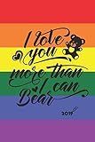  2019: Planner - 13 Months - 1 Day per Page - December 2018 to December 2019 - Agenda, Calendar, Schedule Organizer and Journal Notebook – Cute Bear