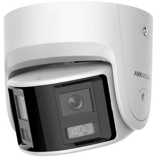 Hikvision DS-2CD2346G2P-ISU/SL(2.8mm)(C) Turret Überwachungskamera mit 4 Megapixel bis zu 30m Beleuchtung professionelle Überwachungskamera Acusense Kamera mit Fehlalarmfilter