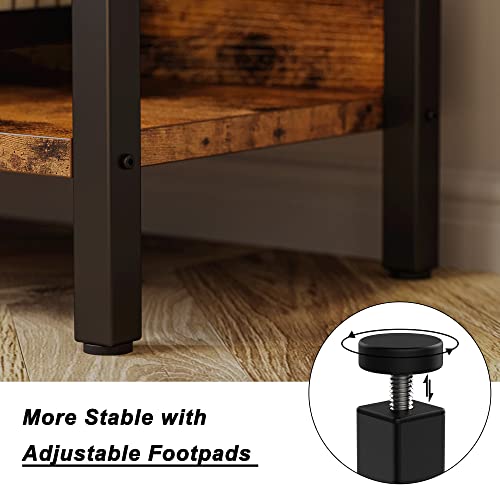 Ironck Bookcases And Bookshelves Triple Wide 5 Tiers Industrial Bookshelf With Baffles Large Etagere Bookshelf With Metal Frame For Living Room Home Office #TOP5