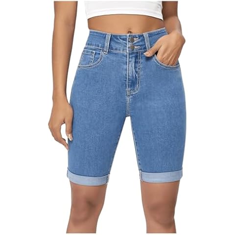 SweatyRocks Women's Denim Bermuda Jean Shorts Cover
