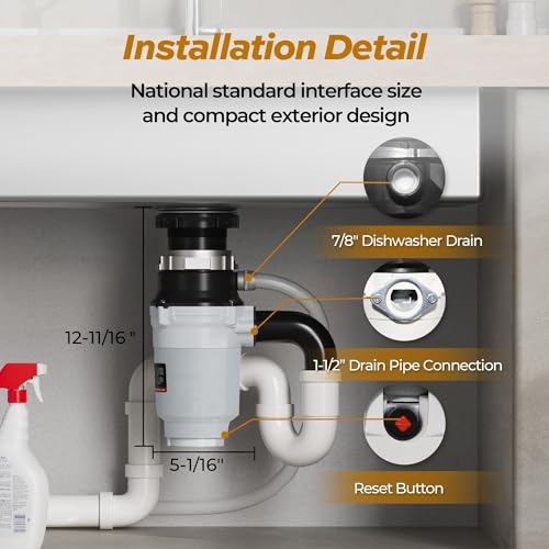 Tecasa TGES50N 1/2 Hp Garbage Disposals thumb #4