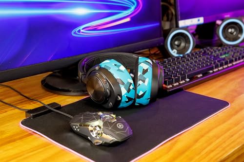 Image of WC Freeze Nova Pro Wireless - Cooling Gel Earpads for Arctis Nova Pro Wireless, Nova Elite & Nova Pro Omni (Doesn't Fit Other Models), by Wicked Cushions, Extra Thick & Comfortable | Cyan Prism