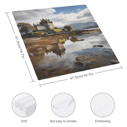 Servilletas de Tela Escocesas Floral Pack 4 Unidades miniatura 2