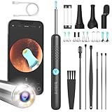 BEBIRD R1 Ear Wax Removal Tool Kit, Ear Cleaner with 1080P Ear Camera, Smart Visual Earwax Removal Kit with 7 Pcs Ear Set for Daily Ear Pick, 6 LED Lights, 5 Ear Scoop Ear Tips Replacement